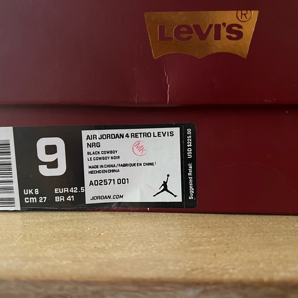 Air Jordan 4 Retro Levi’s - Picture 6 of 6